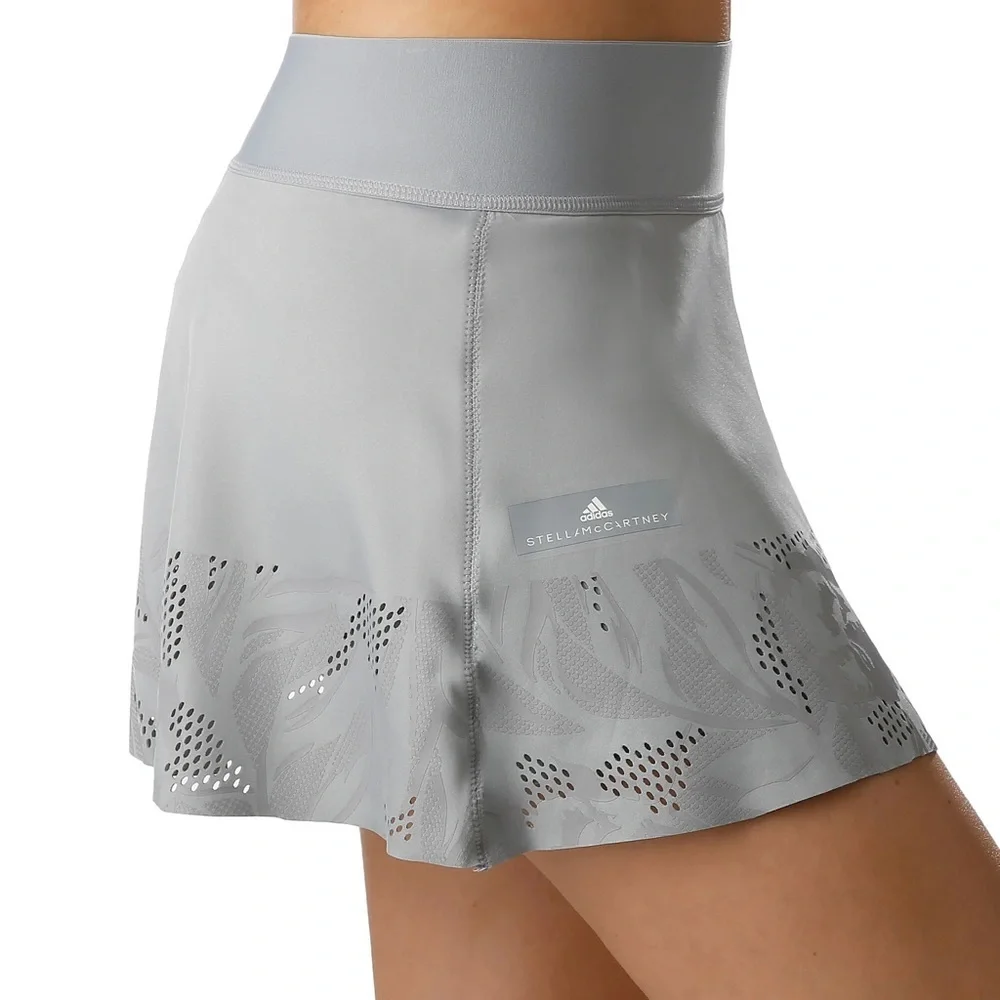 adidas Stella McCartney Court Floral Skirt Women‎ gray workout stretch